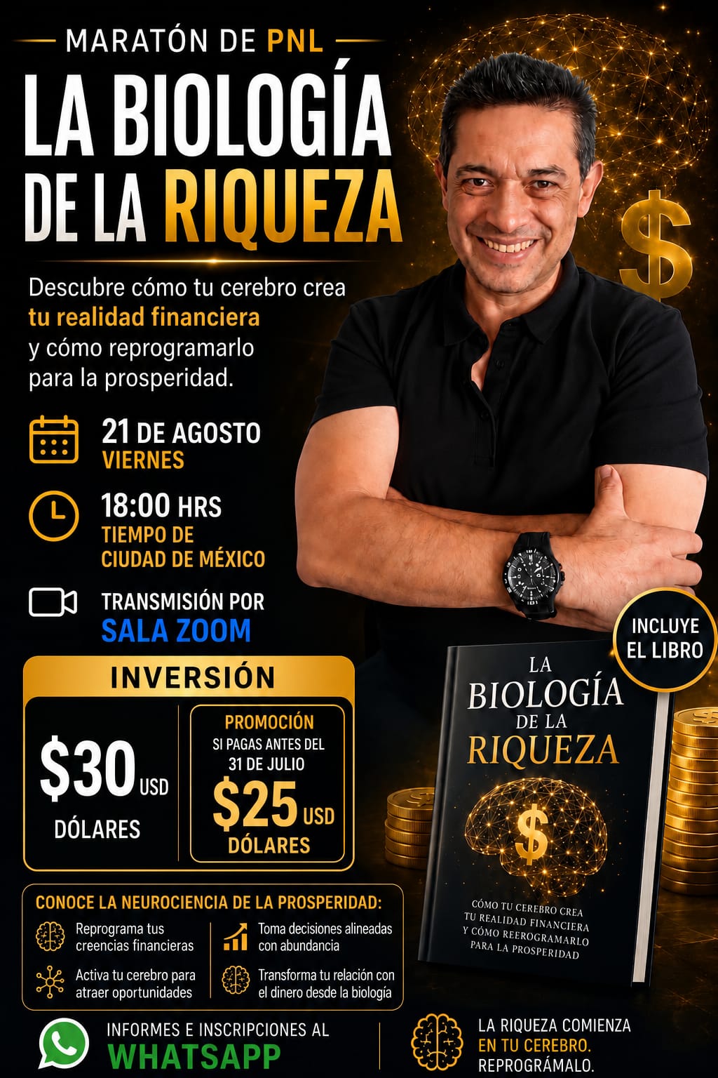 Maratón de PNL. Biología de la Riqueza